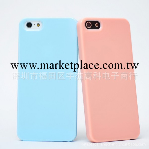 Iphone5/5S蘋果手機殼 彩色PC硬殼 DIY貼鉆手機素材殼 糖果殼12色工廠,批發,進口,代購