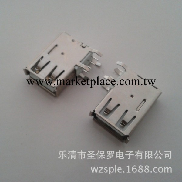 USB連接器，側插母座，A母90° DIP側立式工廠,批發,進口,代購
