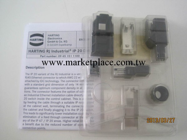 直供德國原裝進口ETHERCAT 工業以太網連接器，RJ45水晶頭工廠,批發,進口,代購