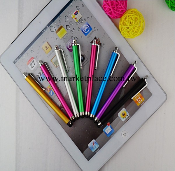 鋁合金七彩觸控筆 蘋果手寫筆 iPad2 iPhone4 熱感電容筆批發・進口・工廠・代買・代購