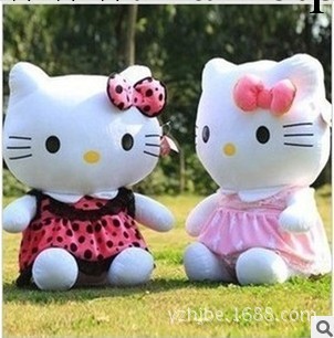 可愛正版Hello Kitty毛絨玩具大號公仔凱蒂貓KT貓抱枕工廠,批發,進口,代購