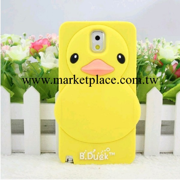 批發三星note3手機套 小黃鴨子手機矽膠套 note3大黃鴨立體矽膠套工廠,批發,進口,代購