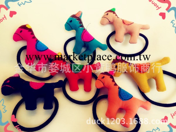 韓版飾品 可愛兒童發圈 獨角獸頭繩 女童牛皮筋 彩色立體頭飾批發工廠,批發,進口,代購