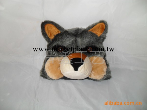 禮品聖誕禮品、狂歡節禮品【2011新品】黑夾白長毛絨狗熊帽工廠,批發,進口,代購