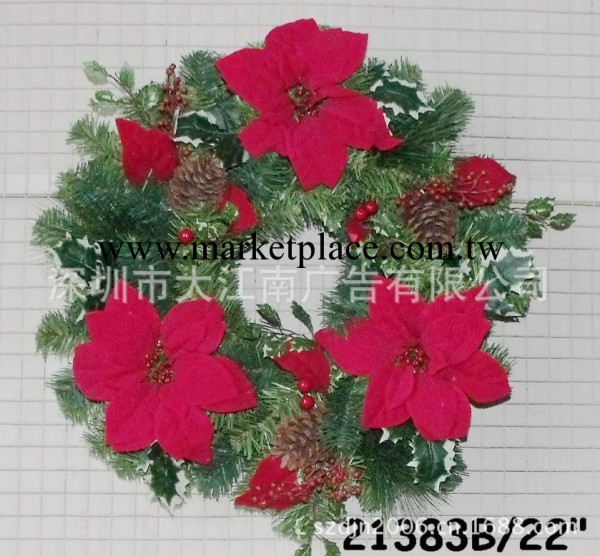 聖誕大批發 聖誕禮品 聖誕節 聖誕花環 Christmas Wreath 裝飾工廠,批發,進口,代購