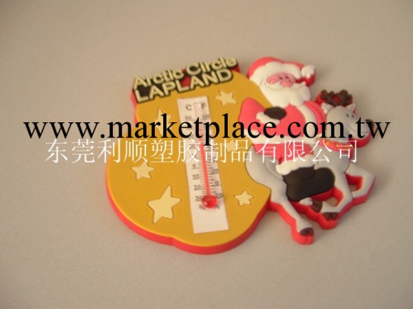 工廠訂滴膠溫度計冰箱貼 PVC聖誕老人溫度計 聖誕禮品 新年禮品工廠,批發,進口,代購