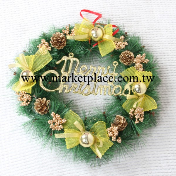 聖誕節裝飾品門掛 聖誕花環掛飾佈置 櫥窗商場酒店道具禮品裝扮工廠,批發,進口,代購