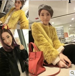 廠傢直銷歐美秋冬新款仿皮爆款皮草厚實短外套工廠,批發,進口,代購