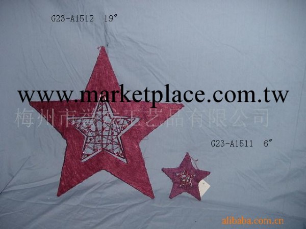 供應五角星，聖誕星，聖誕工藝品，聖誕用品，聖誕飾品工廠,批發,進口,代購