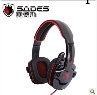 SADES/賽德斯SA-901usb遊戲耳麥 cf/lol電腦耳機頭戴式 重低音 潮批發・進口・工廠・代買・代購