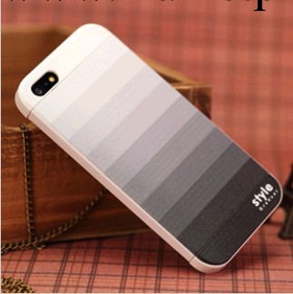 清新彩色漸變iphone5手機殼立體浮雕手感拼接蘋果5外殼情侶保護套工廠,批發,進口,代購