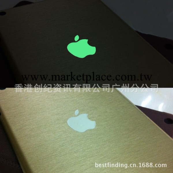 ipad mini後背夜光發光Logo背貼 蘋果mini平板機後背蓋夜熒光logo工廠,批發,進口,代購