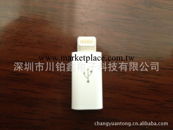 蘋果5轉接頭 手機充電白色轉接頭可連接數據線工廠,批發,進口,代購