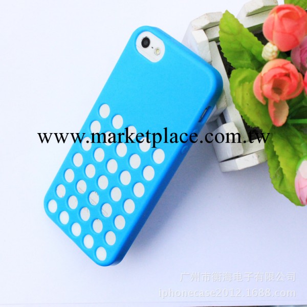 廠傢直銷蘋果iphone5G/S官網原裝TPU清水套 洞洞手機套 6色工廠,批發,進口,代購