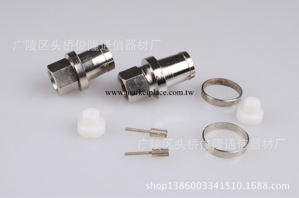 （011）廠價直銷有線電視加大全銅F頭-12，BNC,L9同軸連接器2工廠,批發,進口,代購