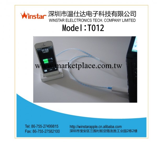 蘋果Ipad Mini/Iphone5發光數據線同步充電 流光線 8PIN現貨供應工廠,批發,進口,代購