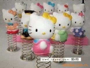 車載飾品 Hello Kitty三代彈簧公仔套裝sc廣告促銷小禮品工廠,批發,進口,代購