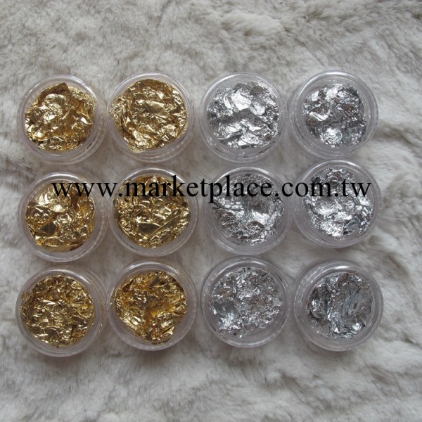 美甲金箔銀箔套裝 美甲DIY飾品 圓盒套裝 OD-21工廠,批發,進口,代購