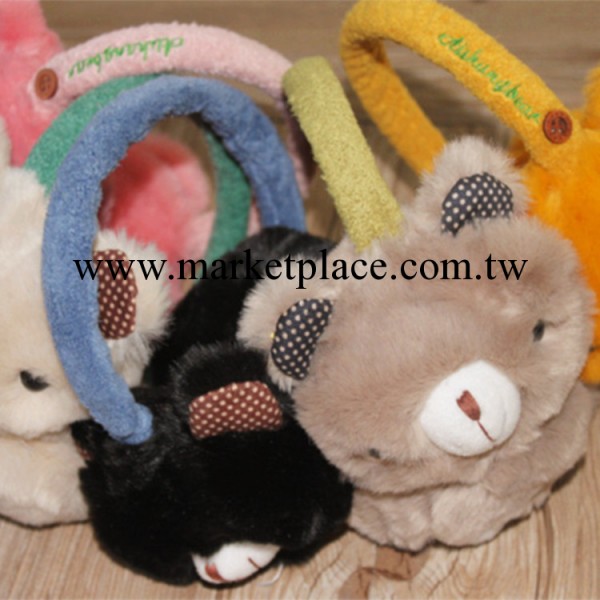 韓版兒童卡通耳罩寶寶毛絨耳套男女童小熊保暖耳包廠傢直銷工廠,批發,進口,代購