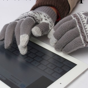 男女秋冬保暖雪花韓版藍牙觸屏手套iphone手機手套加厚廠傢批發工廠,批發,進口,代購