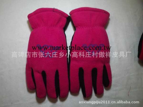 手套批發 女式搖粒絨繡花手套 保暖手套 冬季必備 降價銷售工廠,批發,進口,代購