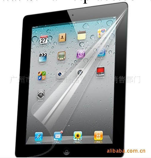 保護膜廠傢批發 蘋果ipad4平板電腦液晶貼膜 Apple觸摸板屏幕膜工廠,批發,進口,代購