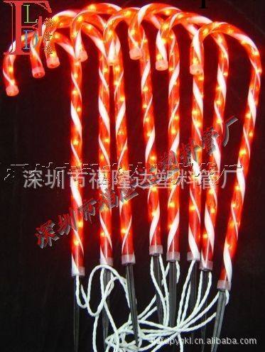 PVC三色聖誕拐杖工廠,批發,進口,代購