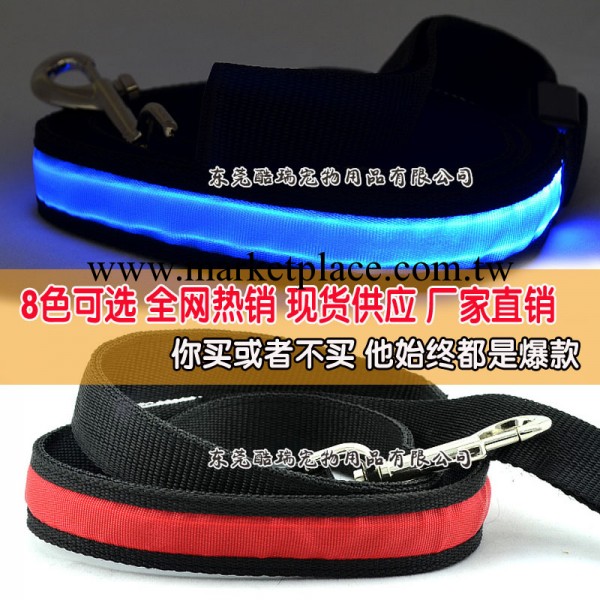 廠傢直銷 發光牽引繩 項圈狗帶 LED狗帶采購 現貨供應 成批生產商工廠,批發,進口,代購