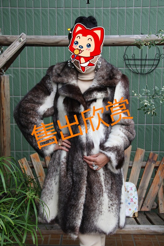 外貿原單清倉包郵十字貂水貂本色皮草大衣（售出）工廠,批發,進口,代購