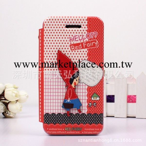韓國New happymori新圖案皮套 蘋果IPhone4小紅帽Iphone5支架皮套工廠,批發,進口,代購