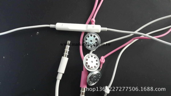 蘋果5彩色PG耳機 iphone5彩色耳機 5代彩色帶嘜普通耳機工廠,批發,進口,代購