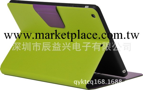 蘋果保護殼 ipad air撞色款皮套 新款 IPAD AIR三折支撐款式皮套工廠,批發,進口,代購