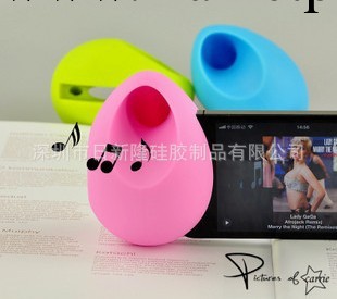 iphone4/4s雞蛋喇叭 iphone圓形擴音器 iphone4矽膠揚聲器 喇叭工廠,批發,進口,代購