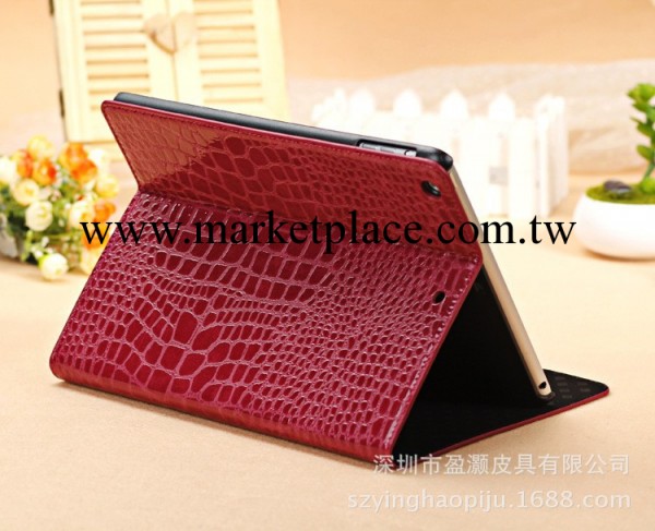 ipad5鱷魚紋皮套  ipad Air皮套超薄支架休眠保護殼 ipad5皮套工廠,批發,進口,代購