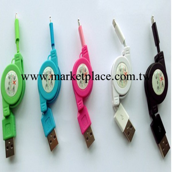 新款 iPhone 3G/3GS 4/4S iPod iPad 2/3 伸縮 數據線 充電線配件工廠,批發,進口,代購