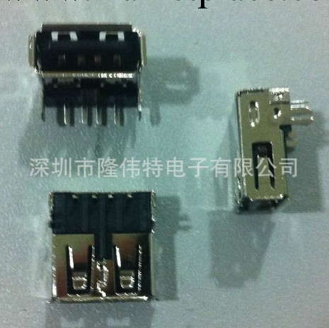 供應 USB連接器 AF-90度魚叉 USB母座工廠,批發,進口,代購