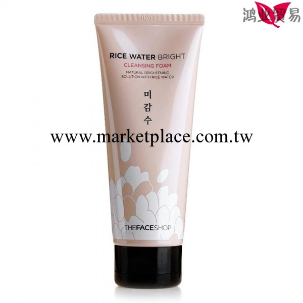 Thefaceshop 菲詩小鋪純米閃亮洗面奶/大米潔面乳150ml美白補水工廠,批發,進口,代購