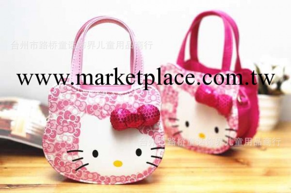 批發韓版新款Hello kitty蝴蝶結兒童包 可愛卡通女童手提包斜挎包工廠,批發,進口,代購