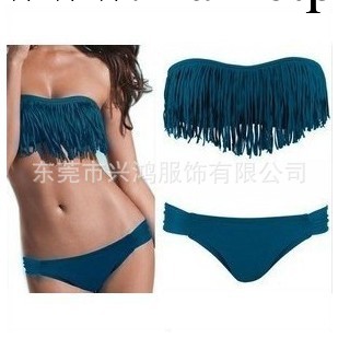 2013爆款流蘇 維多利亞的秘密 比堅尼泳衣女 10色批發 墨綠色工廠,批發,進口,代購