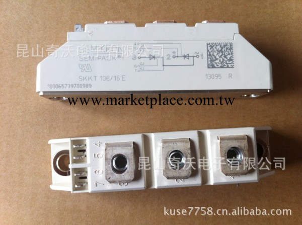 供應SEMIKRON西門康SKKT106/16E 可控矽晶閘管正品〖假一賠十〗工廠,批發,進口,代購