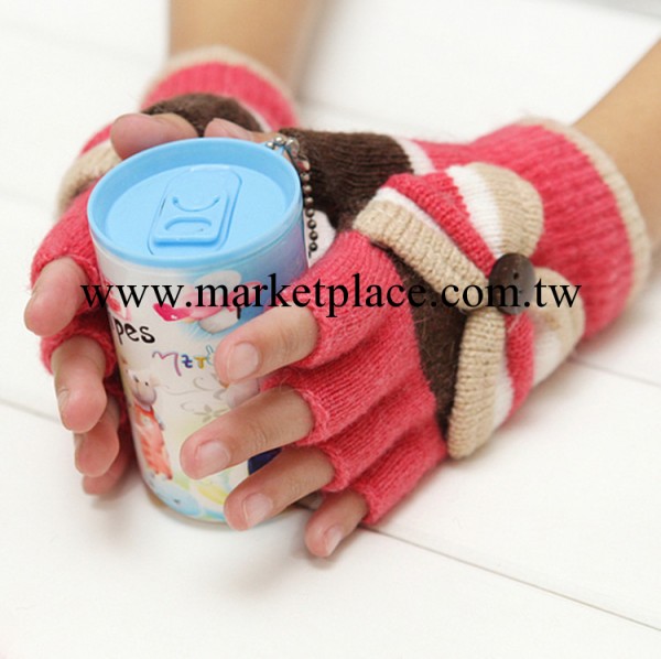 2013韓國冬季新款兒童手套系列  彩虹糖半指兒童手套 6463批發・進口・工廠・代買・代購