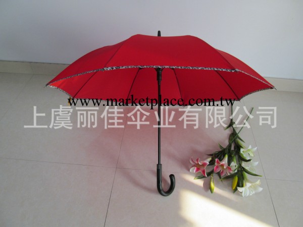 專業生產 創意直桿長柄自動纖維骨碰其色膠絲印廣告晴雨傘 LJ-66工廠,批發,進口,代購