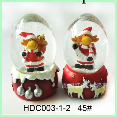 2011 新款聖誕水晶球，水雪球。樹脂聖誕小禮品工廠,批發,進口,代購