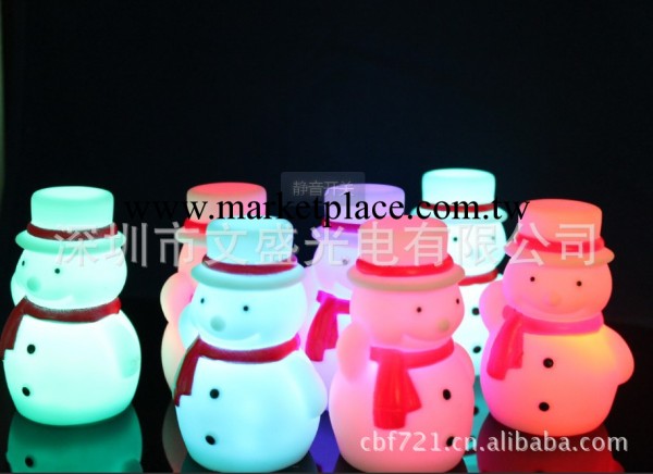 供應聖誕雪人LED發光雪人聖誕禮品發光小禮品工廠,批發,進口,代購