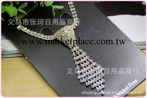 超閃水鉆領帶貓狗寵物飾品項鏈鉆石領帶型頸圈廠傢直銷工廠,批發,進口,代購