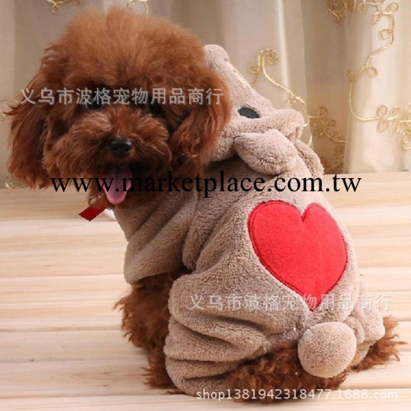 寵物衣服 四腳棉衣 小熊變身裝 狗狗秋冬衣服 保暖款 支持混批工廠,批發,進口,代購