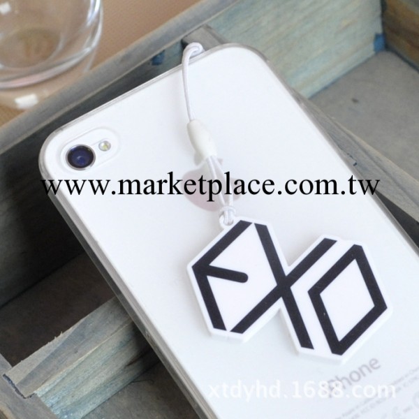 EXO 集體版 文字版 防塵塞 iphone 三星同款周邊 【FCS017】批發工廠,批發,進口,代購