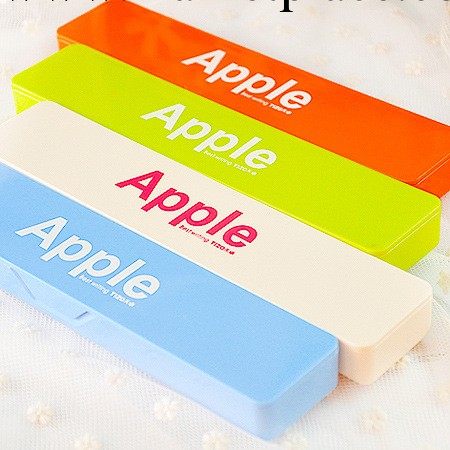 簡約韓板 Apple糖果色文具盒 高檔可愛學生多功能迷你收納盒42工廠,批發,進口,代購