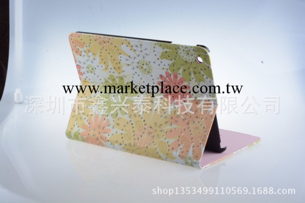 ipad air ipad5 鉆石花紋插卡支架皮套工廠,批發,進口,代購