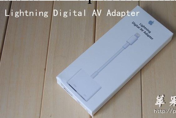 蘋果原裝 iPhone5 iPad4 MINI HDMI 高清電視視頻連接線工廠,批發,進口,代購